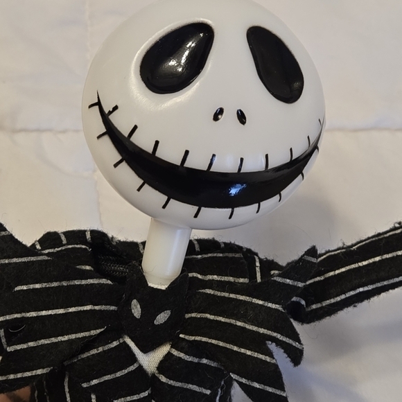 DISNEY Nightmare Before Christmas JACK SKELLINGTON Whire Plastic Head Decor Fun - Picture 6 of 6